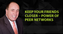 keep your friends closer power of peer networks
